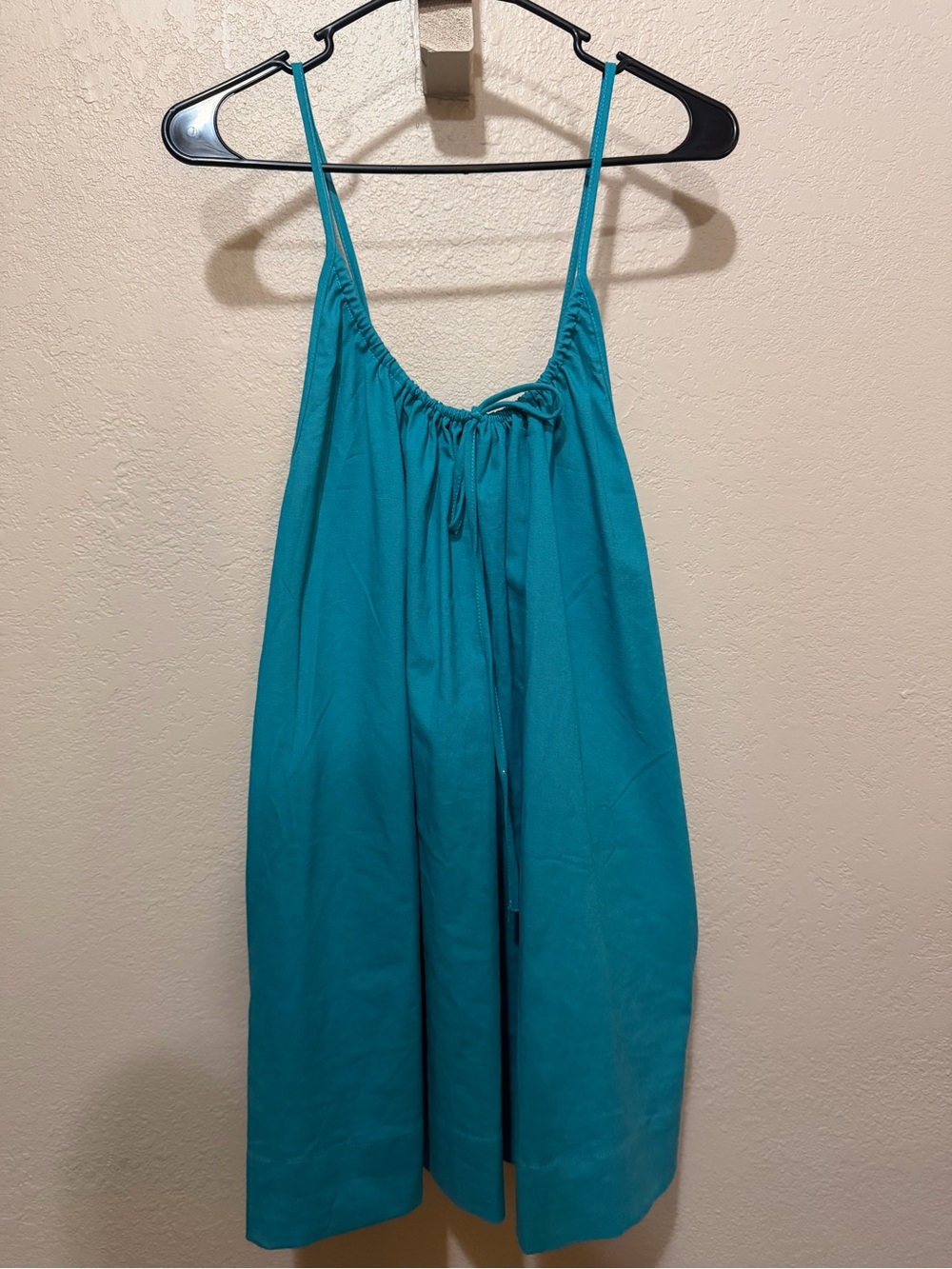 Teal Spaghetti Strap Sundress